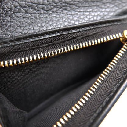 Gucci Wallet Ladies Women Leather Genuine Black 456126 Black Leather Card Case