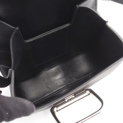 Hermes Shoulder Bag Della Cavalleria Mini Black Leather Cavalleri — view 3