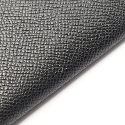Hermes Bifold Wallet Bearn Souffle Black Leather — view 7