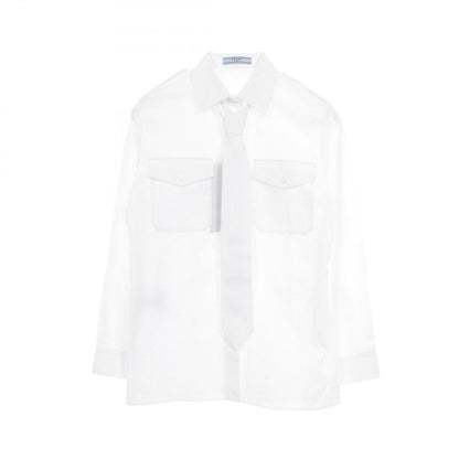 Prada Cotton Shirt Top White