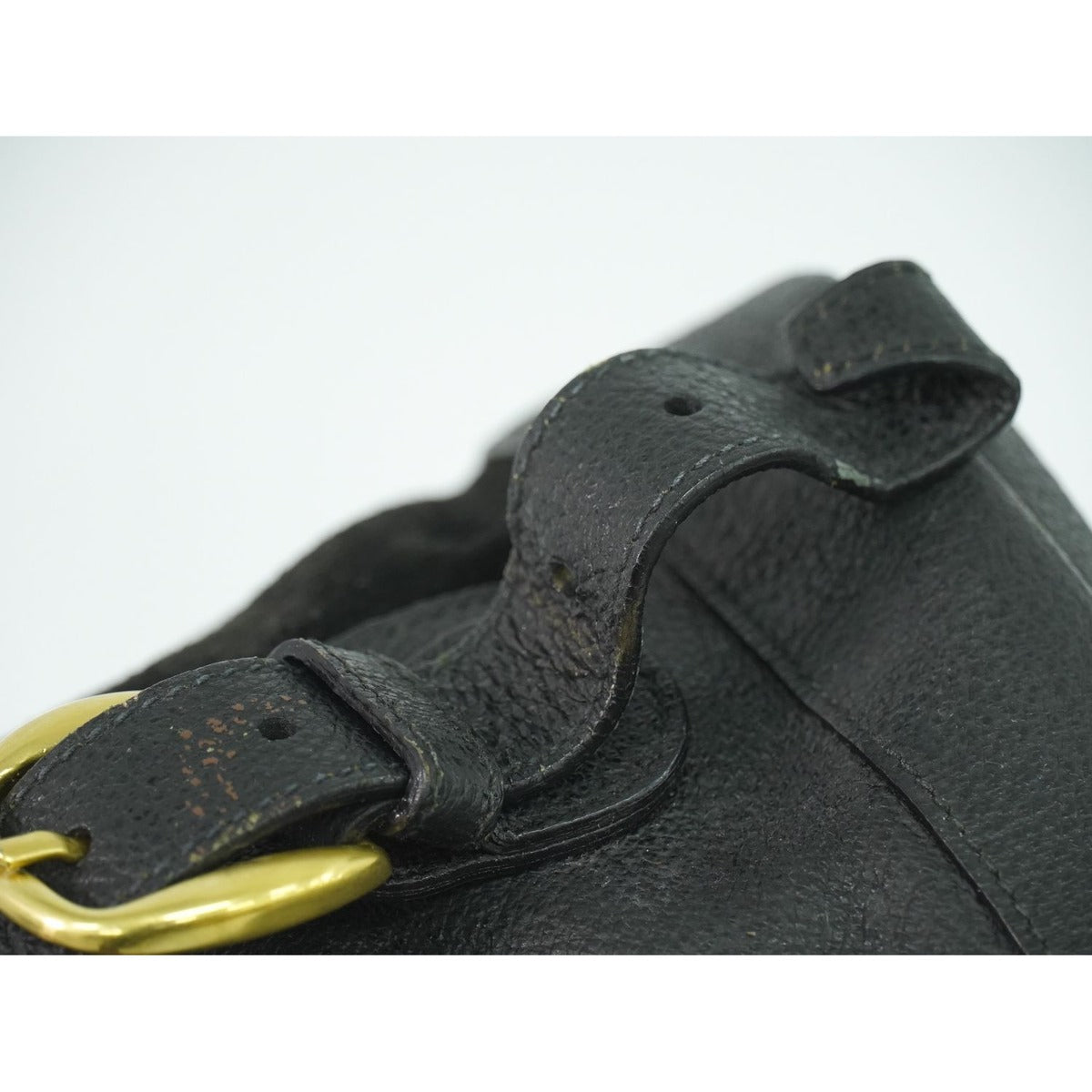 Gucci Bamboo Backpack Suede Leather Black — view 5