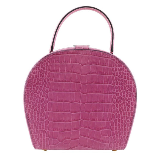 Celine Shape Pressed Leather Pink Handbag