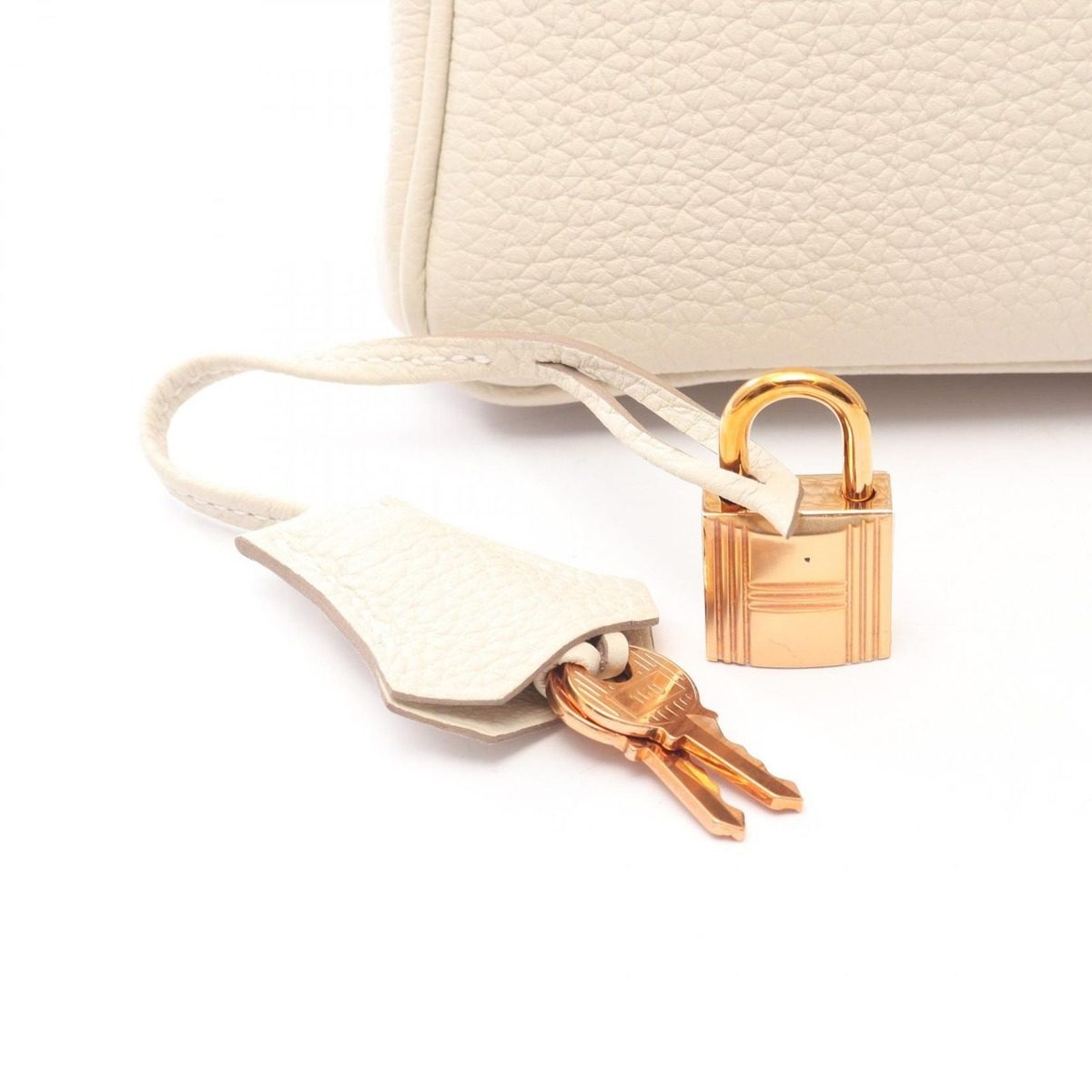 Hermes Handbag Birkin 25 Cles Leather — view 6