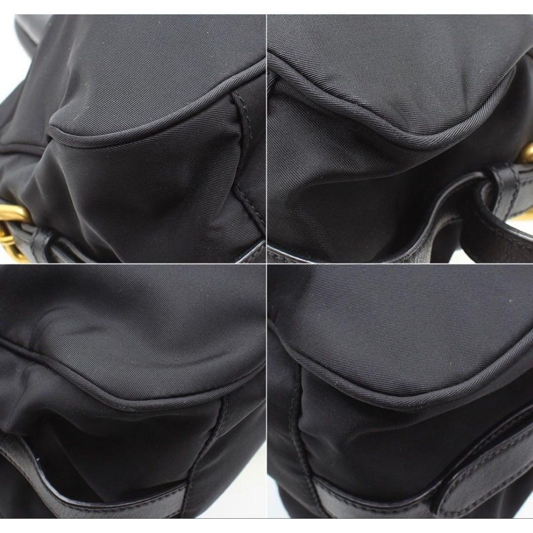 Prada Nylon Leather 2-Way Shoulder Bag — view 6