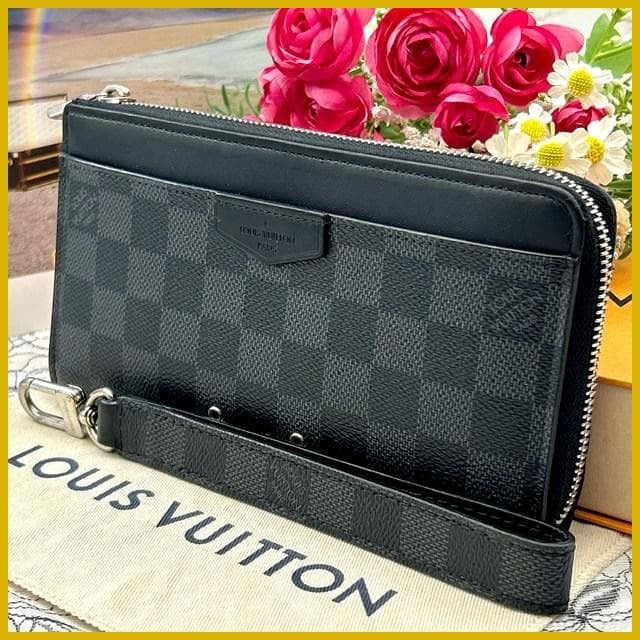 Louis Vuitton Zippy Dragonne Damier Graphite Wallet