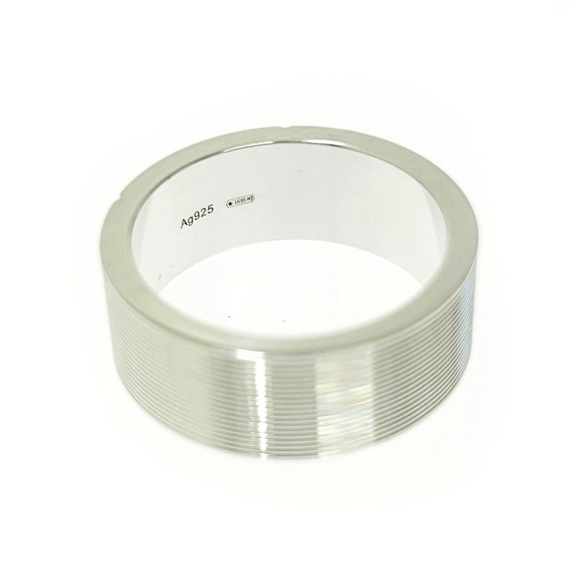 Gucci Silver Logo Ring 9.8g 925 Engraved 388658 Ring with Box