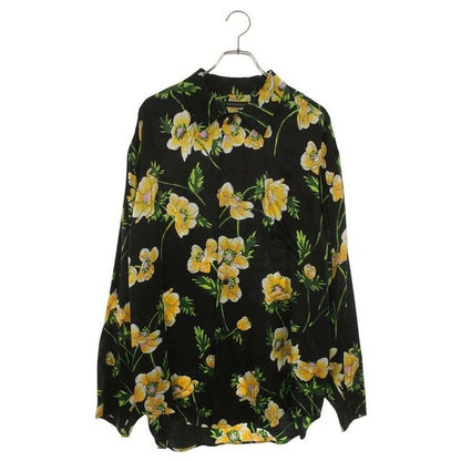 Balenciaga Floral Cotton Long Sleeve Shirt 38
