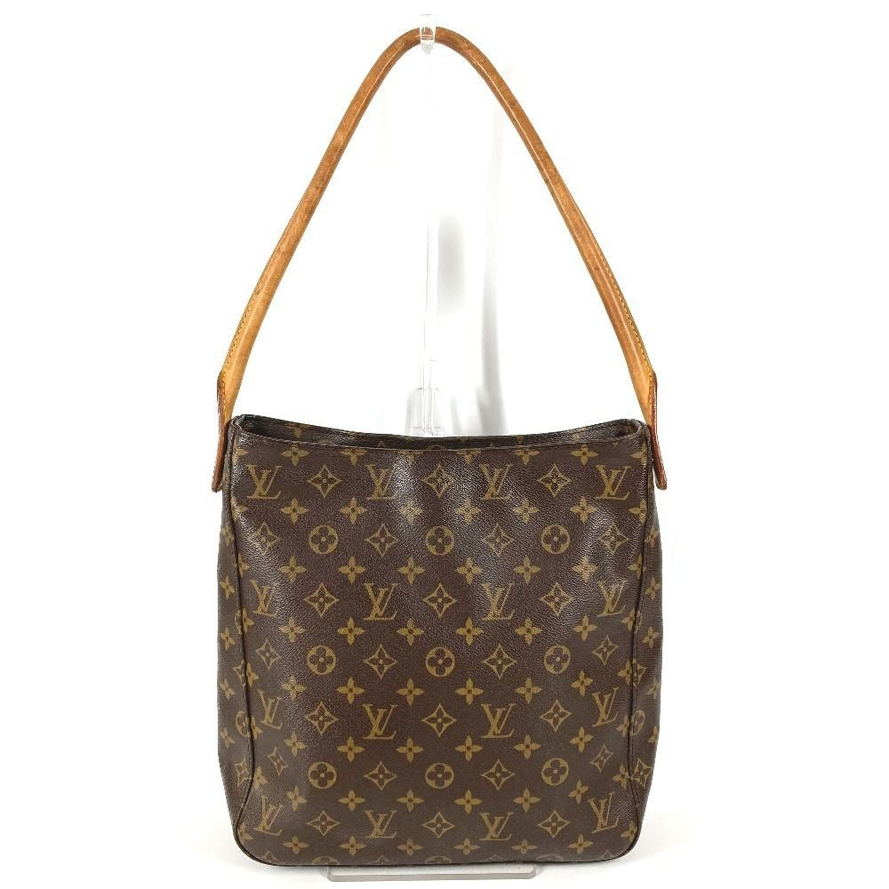 Louis Vuitton Shoulder Bag Looping GM Monogram Canvas Brown