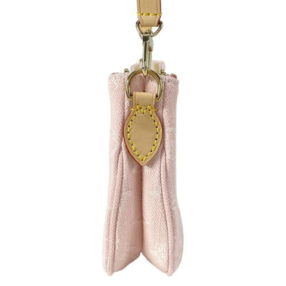 Louis Vuitton Shoulder Bag Monogram Denim Pochette Liv M14159 Washed Pink