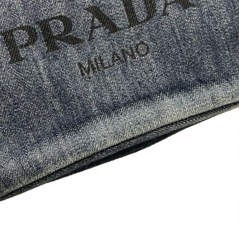 Prada Tote Bag - Navy And Red Leather