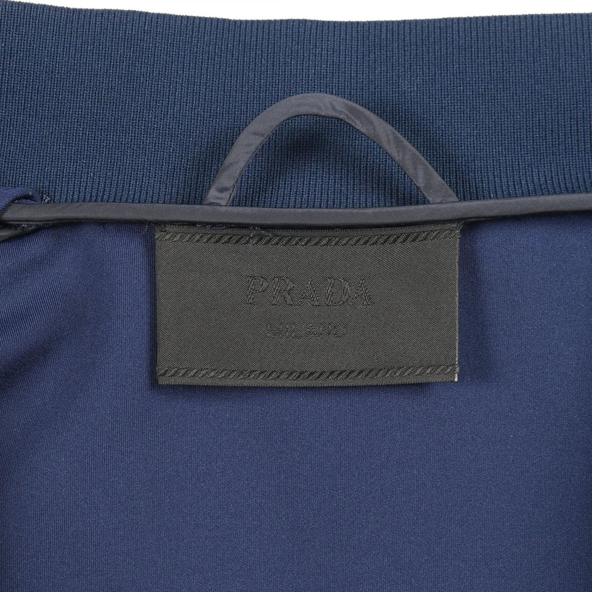 Prada Jacket Nylon Blouse Blue — view 3