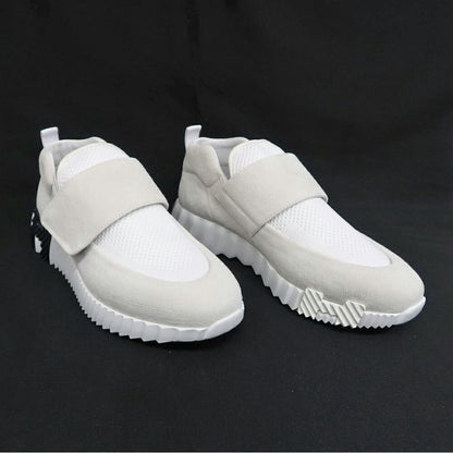 Hermes Bouncing Velcro Sneakers 38 White Beige — view 2