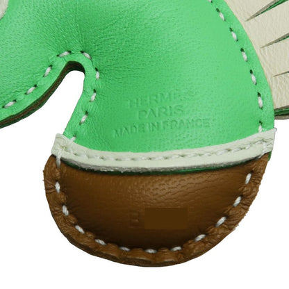 Hermes Gigi Camaille Vert Comics B Engraved Bag Charm Accessories Other