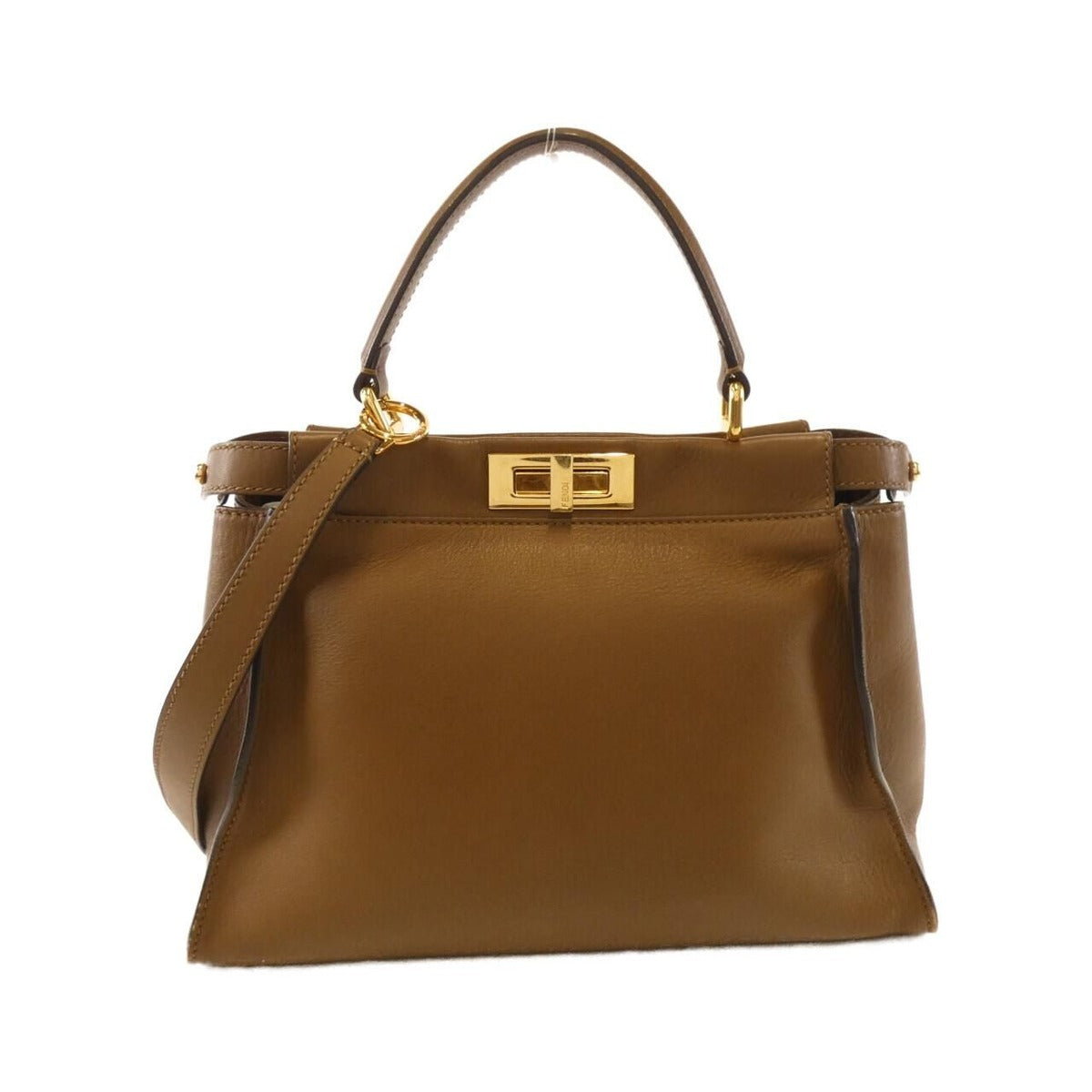 Fendi Peekaboo Bag Gold Foresta