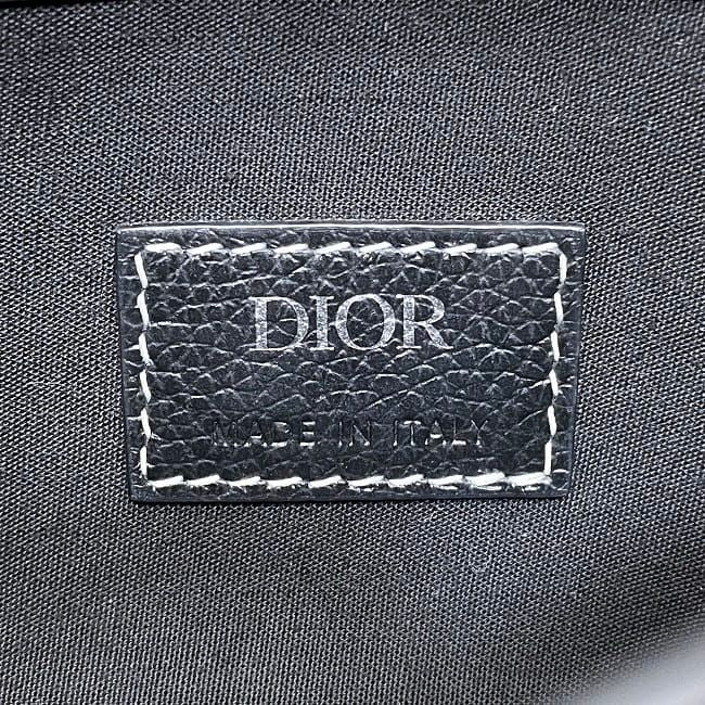 Christian Dior Body Bag Shoulder Bag Black Saddle