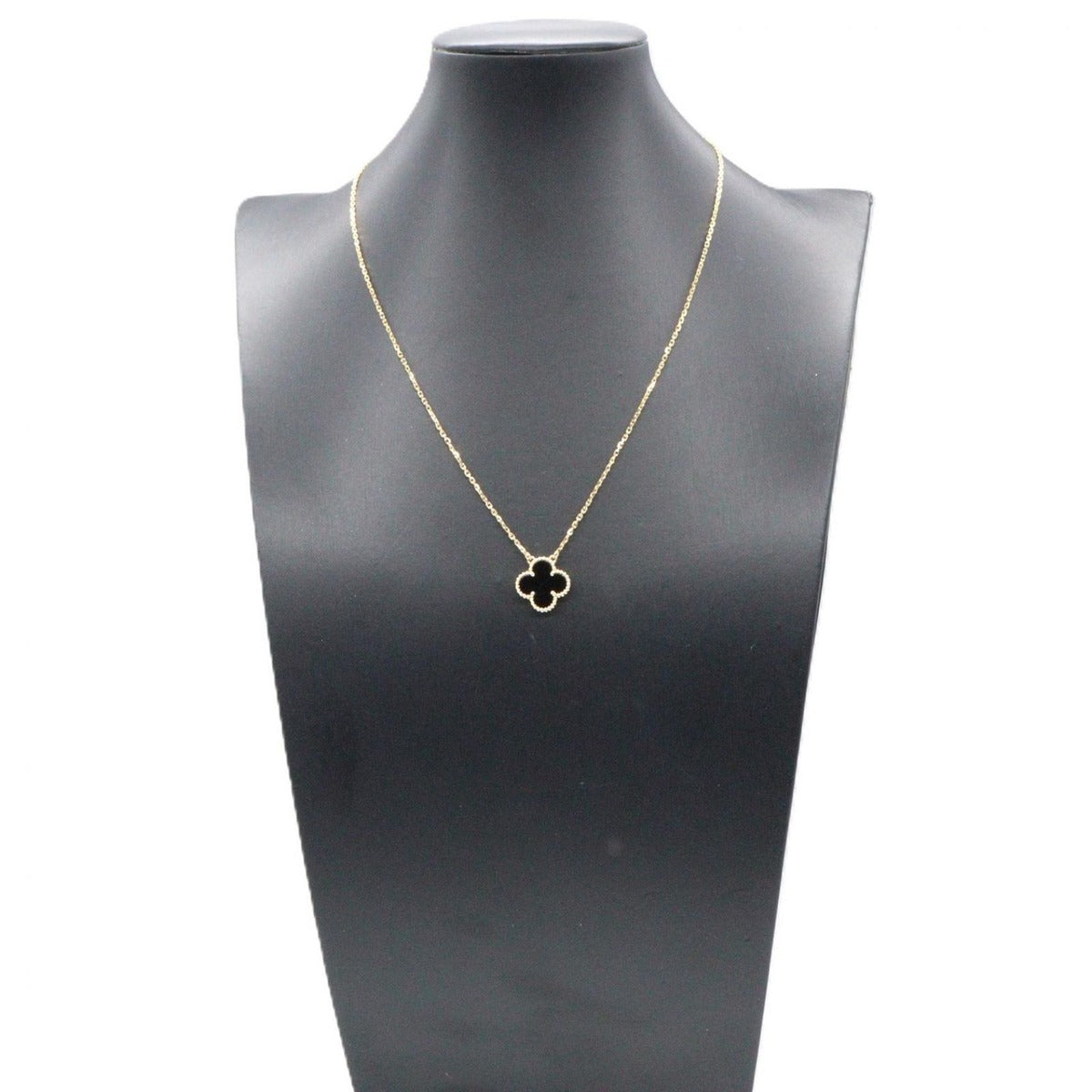 Van Cleef & Arpels Necklace Vintage Alhambra Onyx — view 6