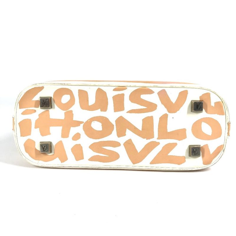 Louis Vuitton Handbag Alma MM M92180 Leather Beige