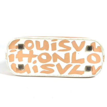 Louis Vuitton Handbag Alma MM M92180 Leather Beige