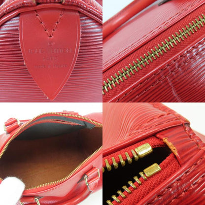 Louis Vuitton Handbag Speedy 25 M43017 Epi Leather Castilian Red Gold Hardware