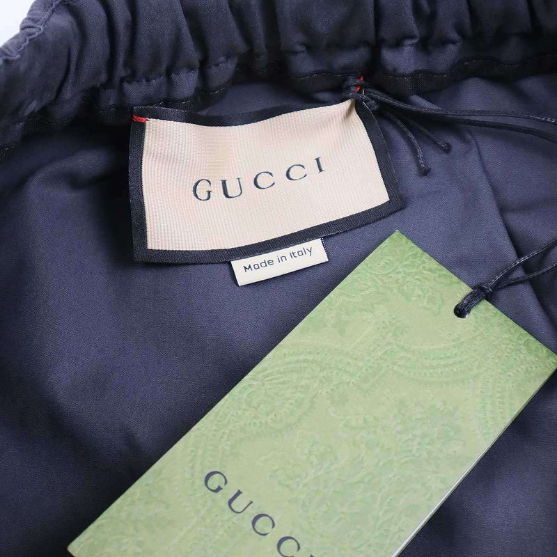 Gucci 24ss Cotton Poplin Overskater Easy Pants 769500 Zajp1 Gray 50
