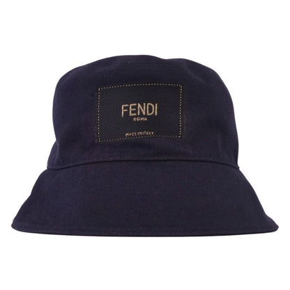 Fendi Hat Bucket Hat Denim Logo Cotton Men