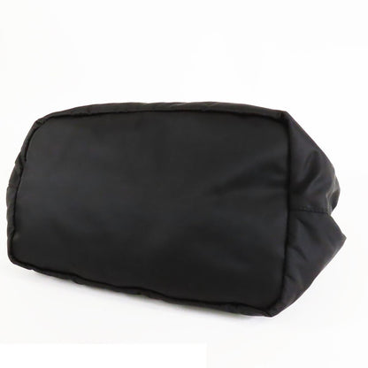 Prada Ribbon Gathered Black Tessuto 2-Way Shoulder Bag — view 3
