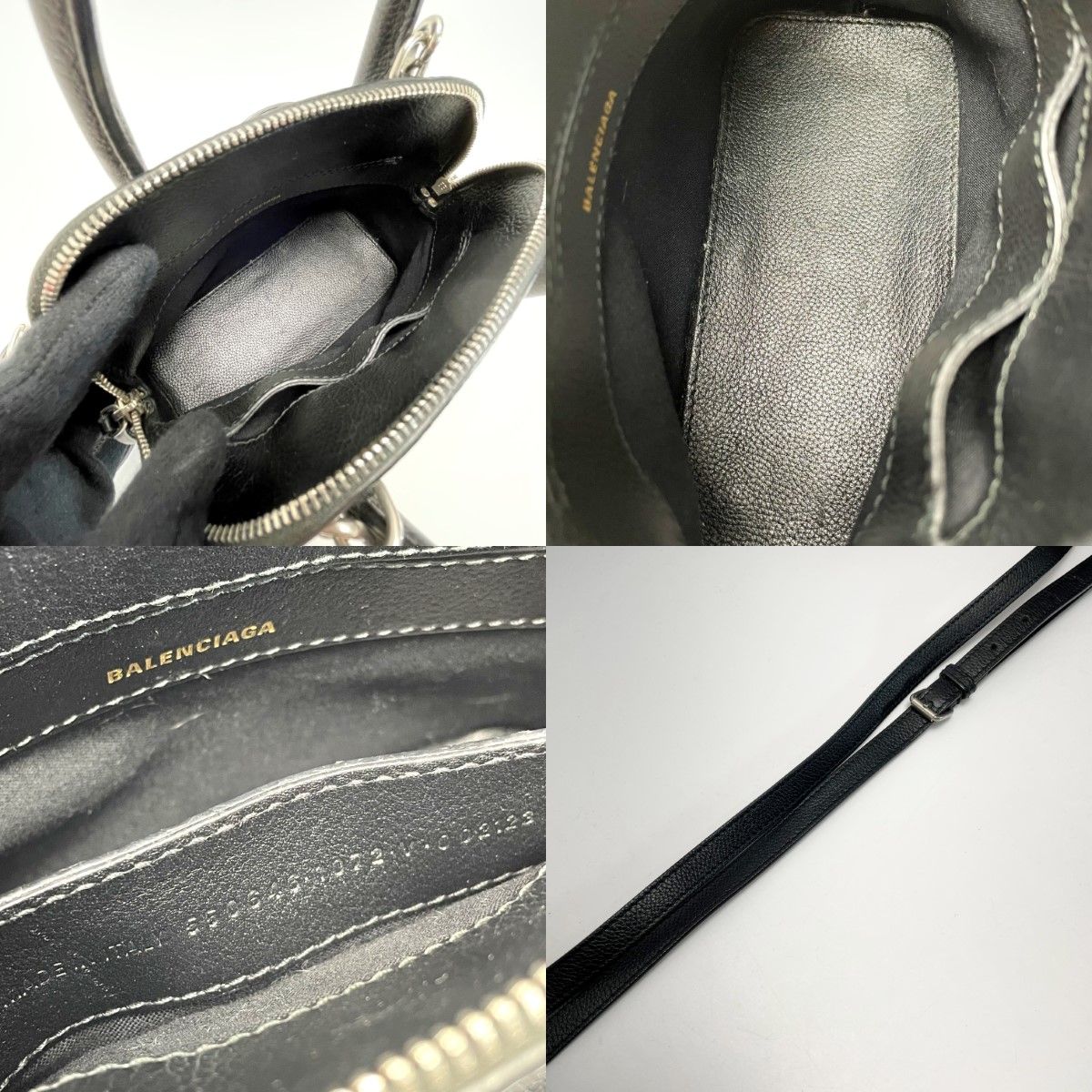 Balenciaga Bill Top Handle Small XXS Black Shoulder Bag Ladies