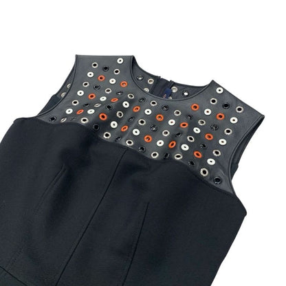 Louis Vuitton Dress Wool Black