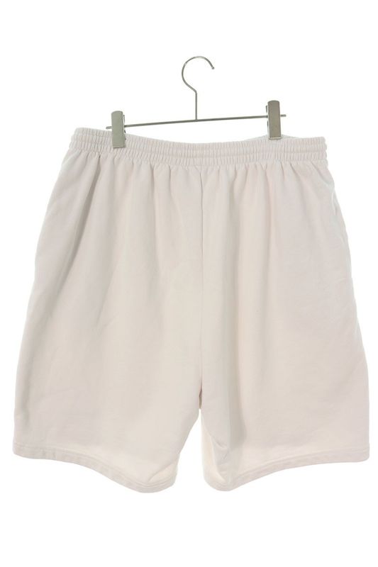 Balenciaga 674591 Tmvf5 Logo Embroidery Wide Sweatshirt Half Pants Men's M