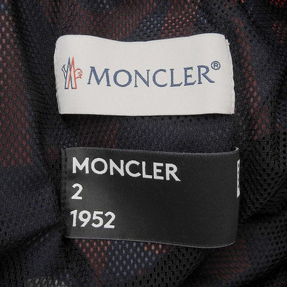 Moncler Genius 2 Pantalone Sportivo All Logo Print Pants with Patch Navy Red — view 5