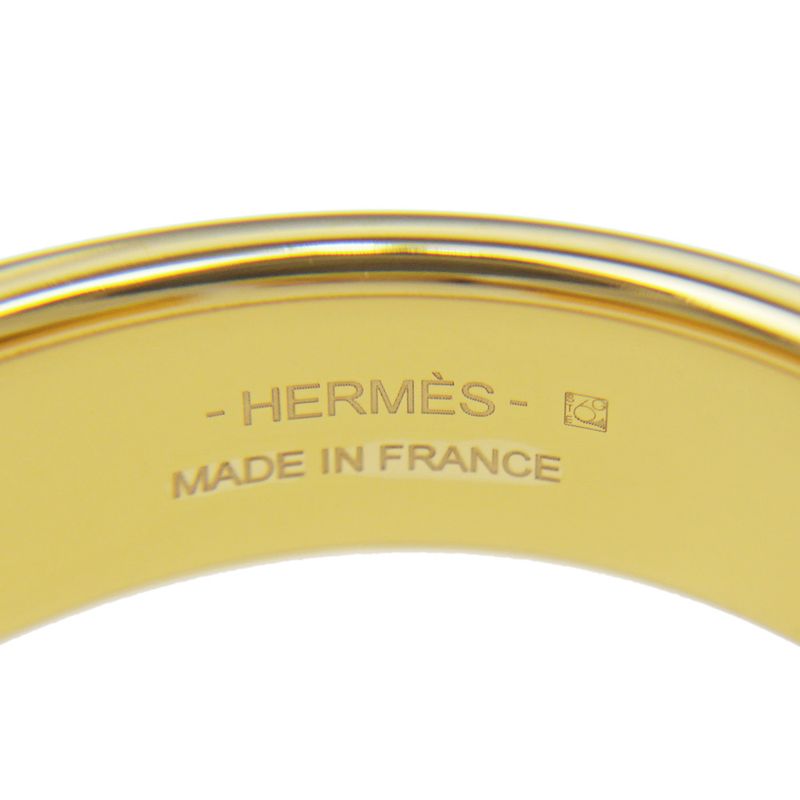 Hermes Earrings Olympe Etoupe Gold Hardware Brown Pair Of Accessories -