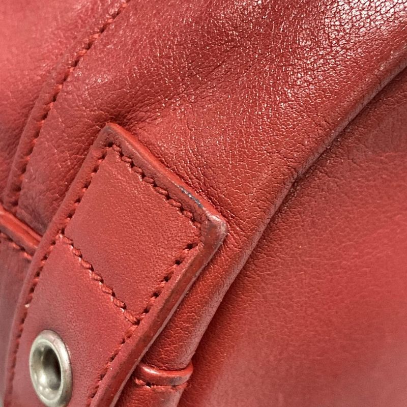 Saint Laurent Paris Shoulder Bag Rider Shoulder Bag 333479 Red Leather