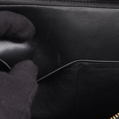 Celine Handbag Trapeze Black Grey Red Leather — view 14
