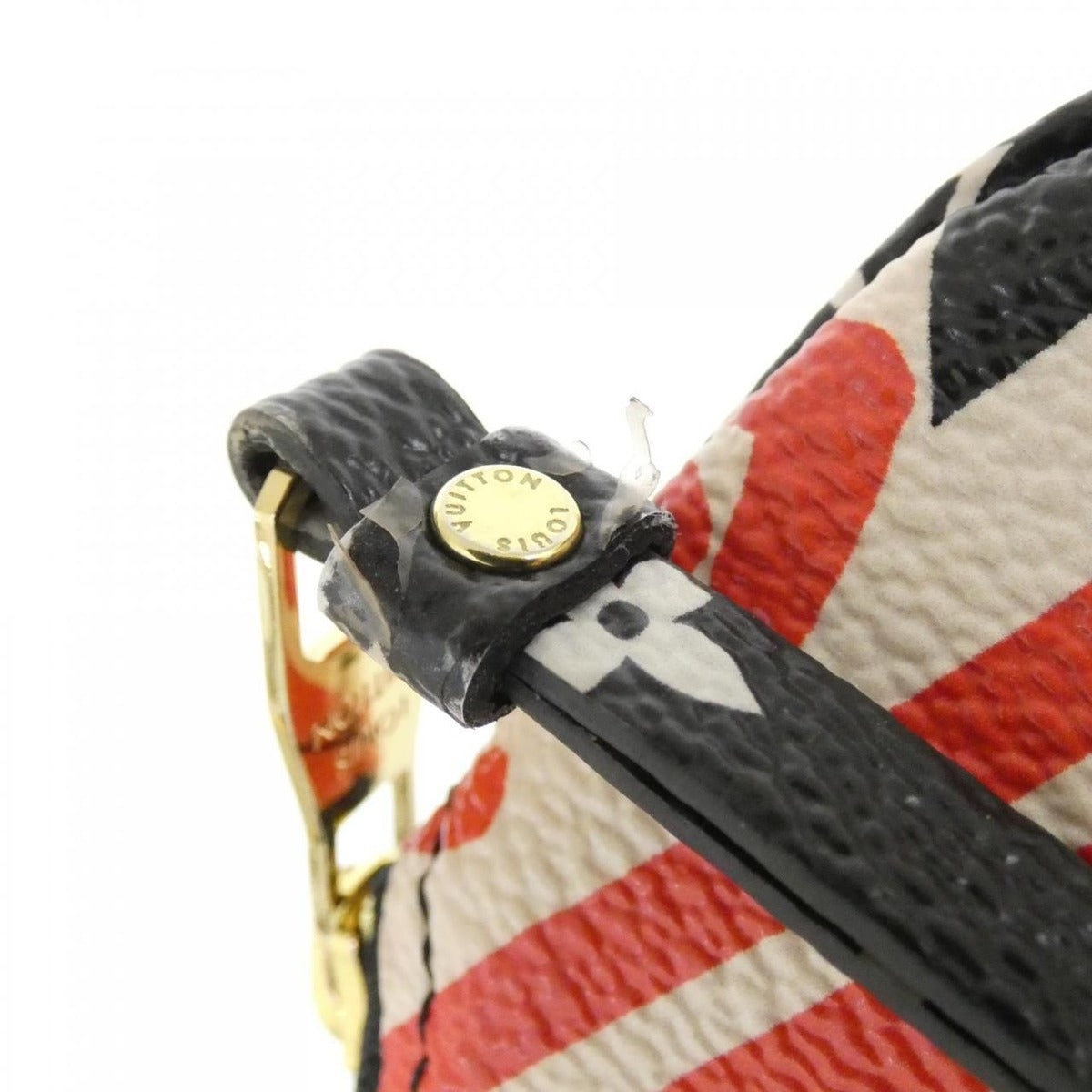 Louis Vuitton LV Crafty Porte Monet Long Coin Case Creme Rouge — view 2
