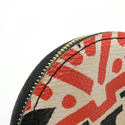 Louis Vuitton LV Crafty Porte Monet Long Coin Case Creme Rouge — view 5