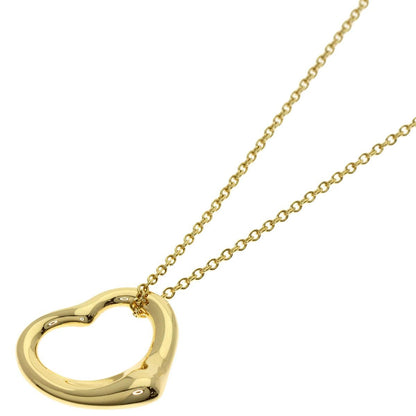 Tiffany & Co Open Heart Necklace 18k Yellow Gold