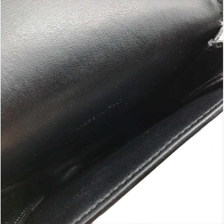 Celine Macadam Triomphe Phone Pouch Shoulder Bag Black Purse — view 8