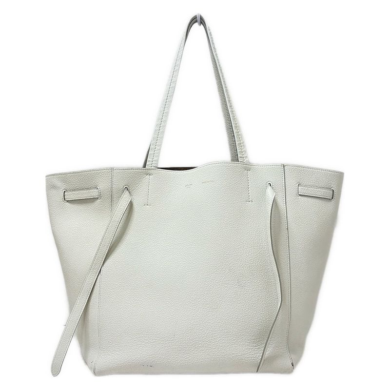 Celine Tote Cabas Phantom Small With Tassel 176023tni01bc White Leather