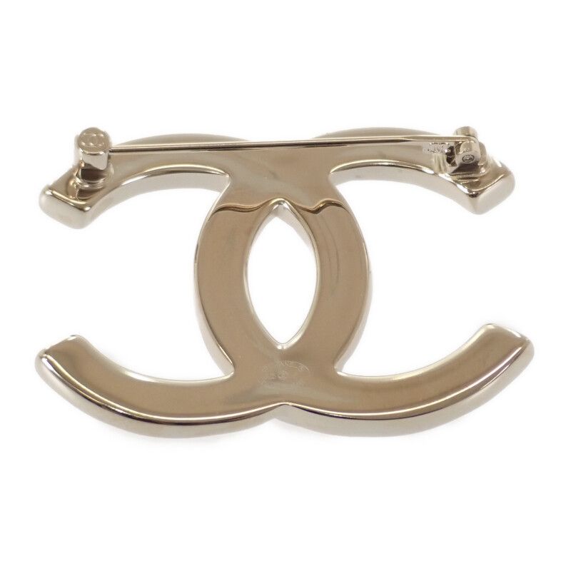 Chanel Coco Mark B25P Brooch Metal Gold Ladies [rank A