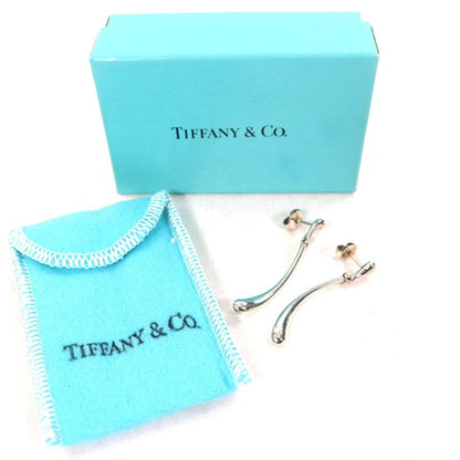 Tiffany & Co Elsa Peretti Teardrop Long Sv925 Earrings For Both Ears Silver