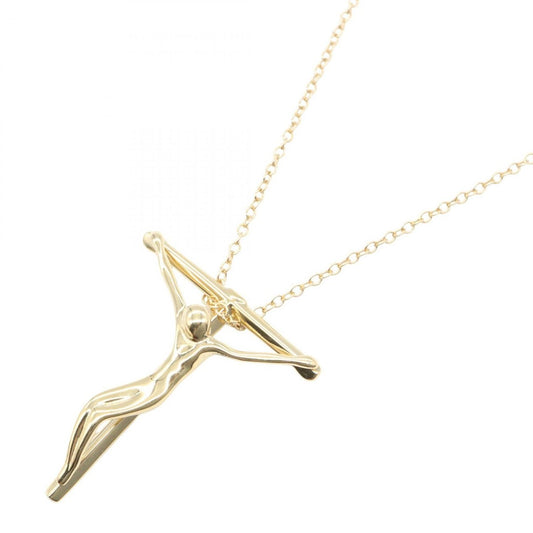Tiffany & Co. Necklace Rosary Cross Gold