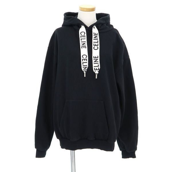 Celine Hoodie Cotton Black