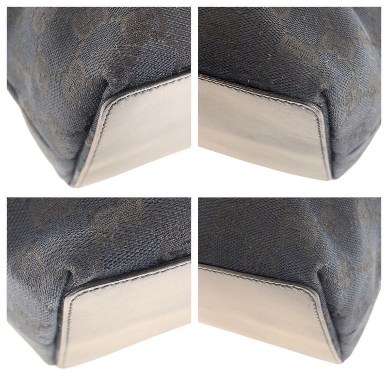 Gucci Black Gold Hardware GG Canvas 002 1098 Tote Bag Shoulder Bag Women 504831