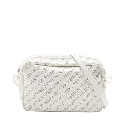Balenciaga Perforated Leather Shoulder Bag Crossbody