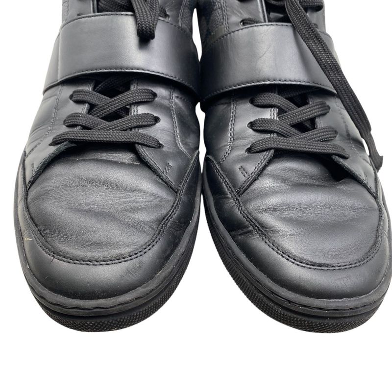 Em0441 Louis Vuitton Graphite Low Cut Sneakers Size 7 Preowned