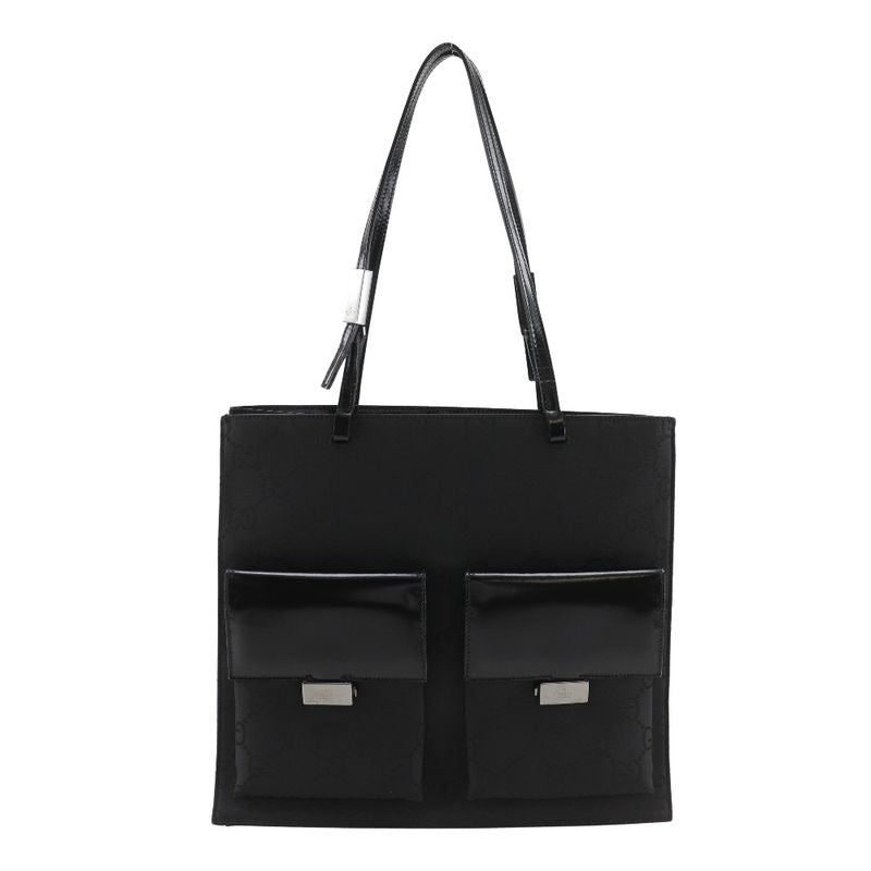 Gucci GG Canvas Black Ladies Tote Bag