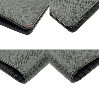 Louis Vuitton Taiga Portefeuille Brazza Folding Long Wallet M32653 Gray