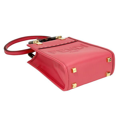 Fendi Shoulder Bag Mini Sunshine Shopper Pink