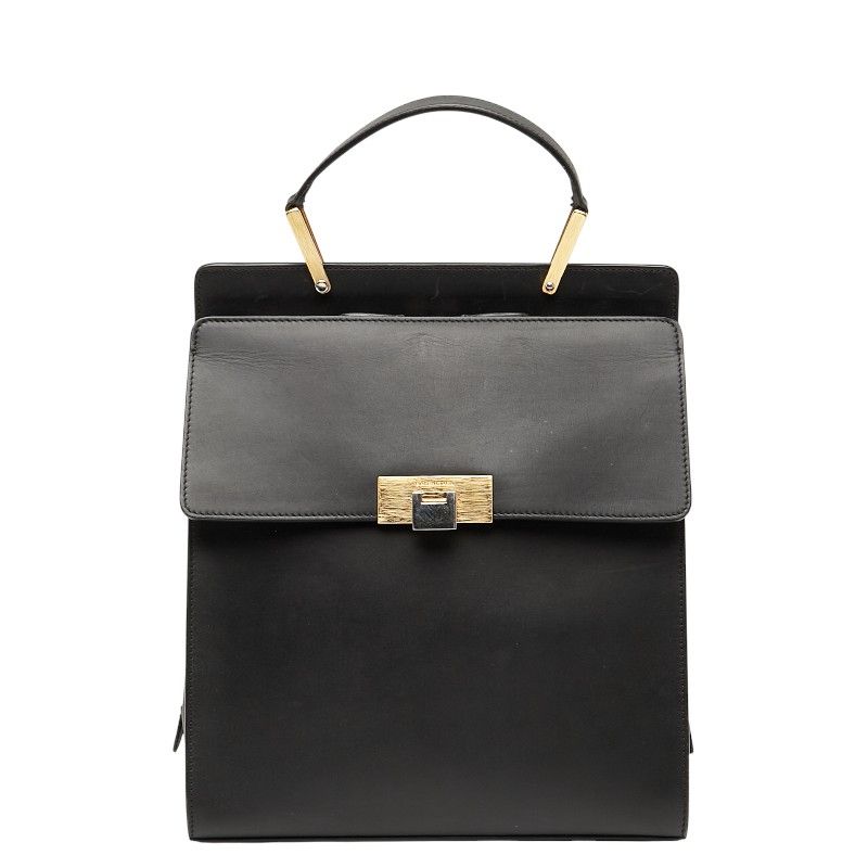 Balenciaga Backpack 370636 Black Leather Women's Balenciaga