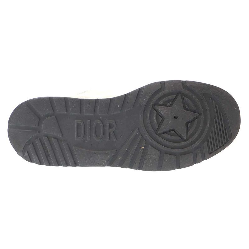 Christian Dior Short Design Boots Sneakers White 41